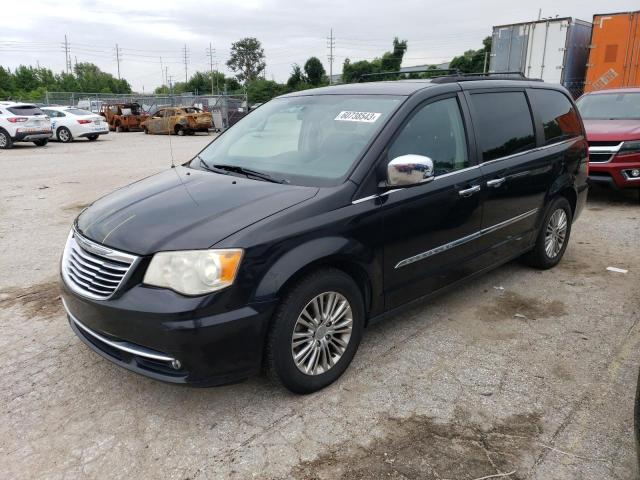 2C4RC1CG1DR709335 - 2013 CHRYSLER TOWN & COU TOURING L BLACK photo 1