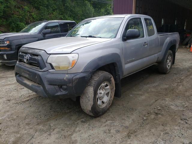 5TFUX4EN5EX029906 - 2014 TOYOTA TACOMA ACCESS CAB ვერცხლისფერი ფოტო 1