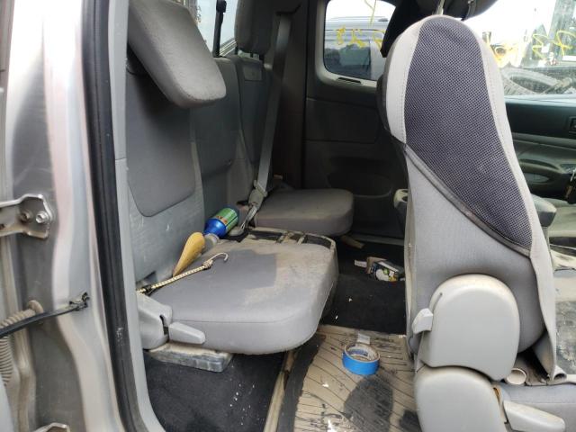 5TFUX4EN5EX029906 - 2014 TOYOTA TACOMA ACCESS CAB ვერცხლისფერი ფოტო 10