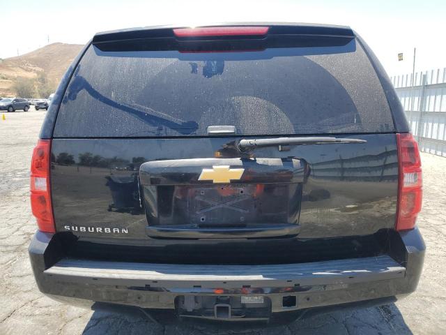 1GNSCJE04DR251210 - 2013 CHEVROLET SUBURBAN C1500 LT BLACK photo 6