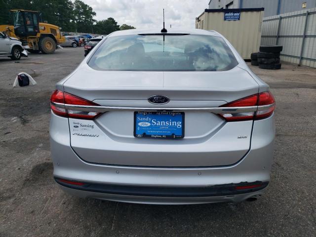 3FA6P0H73HR144859 - 2017 FORD FUSION SE SILVER photo 6