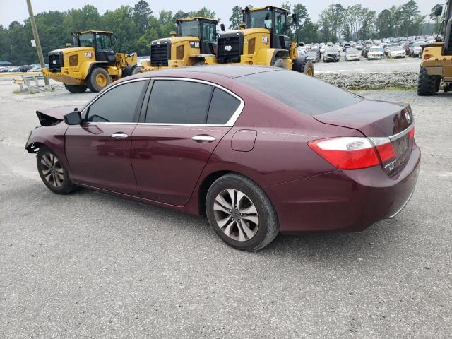 1HGCR2F32DA122568 - 2013 HONDA ACCORD LX BURGUNDY photo 2