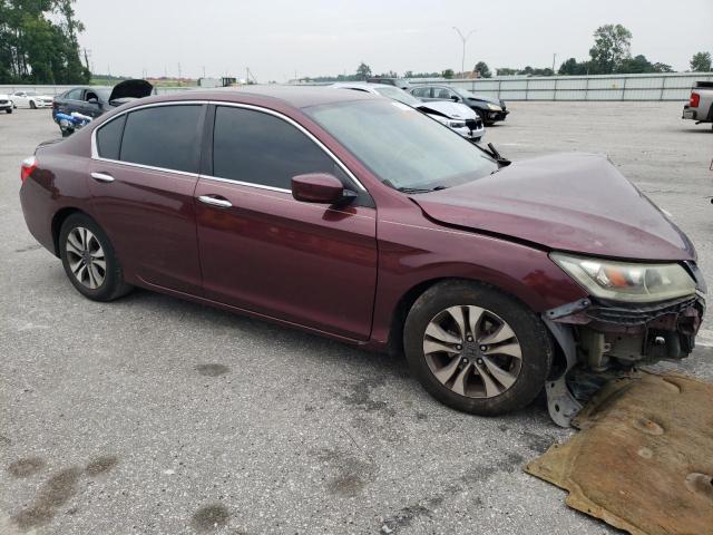 1HGCR2F32DA122568 - 2013 HONDA ACCORD LX BURGUNDY photo 4