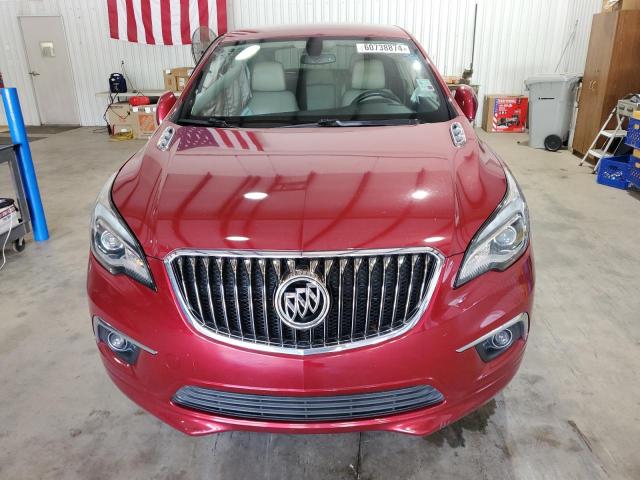 LRBFXASA9HD008389 - 2017 BUICK ENVISION PREFERRED RED photo 5