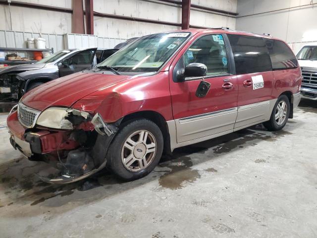 2FMZA53452BA11606 - 2002 FORD WINDSTAR SEL RED photo 1