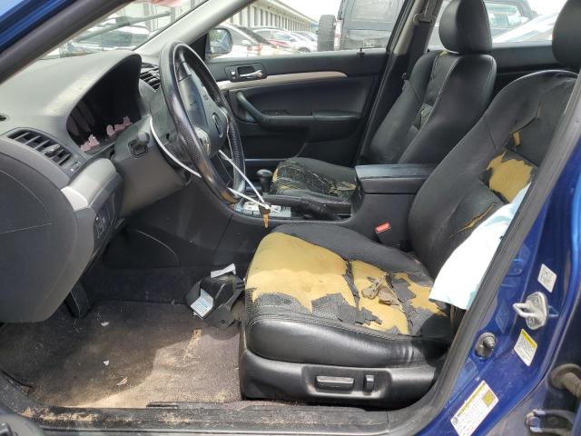 JH4CL96854C027221 - 2004 ACURA TSX BLUE photo 7