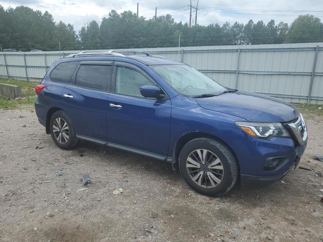 5N1DR2MNXHC619347 - 2017 NISSAN PATHFINDER S BLUE photo 4