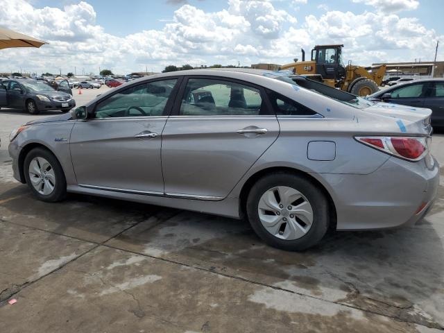 KMHEC4A49DA087172 - 2013 HYUNDAI SONATA HYBRID SILVER photo 2