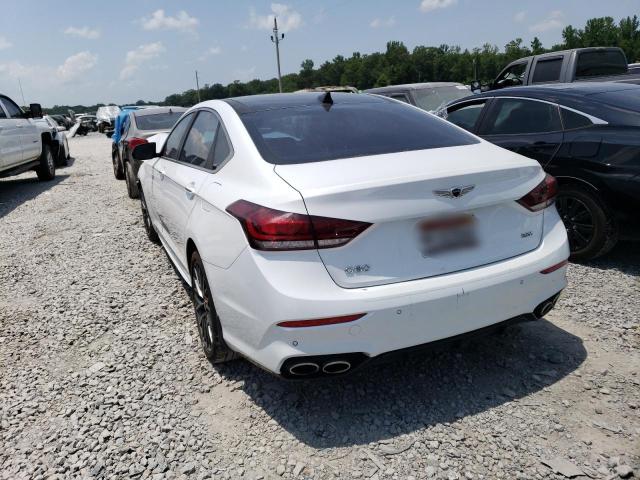 KMHGN4JB6JU216707 - 2018 GENESIS G80 SPORT WHITE photo 2