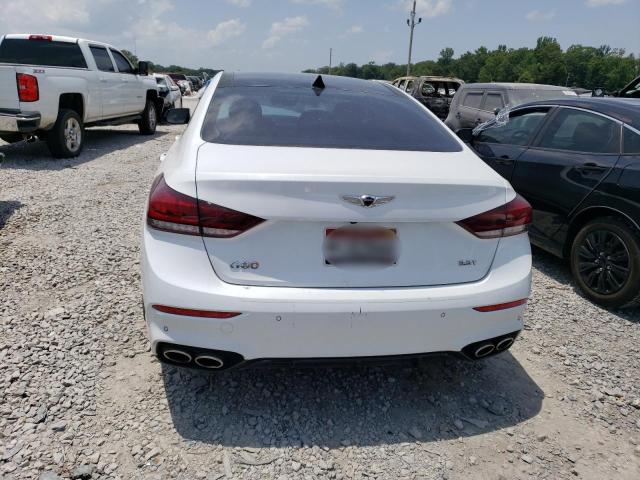 KMHGN4JB6JU216707 - 2018 GENESIS G80 SPORT WHITE photo 6