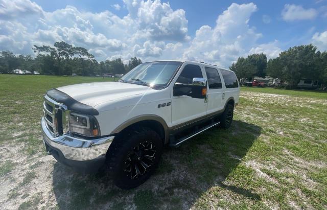 1FMNU42F41EB38353 - 2001 FORD EXCURSION LIMITED WHITE photo 2