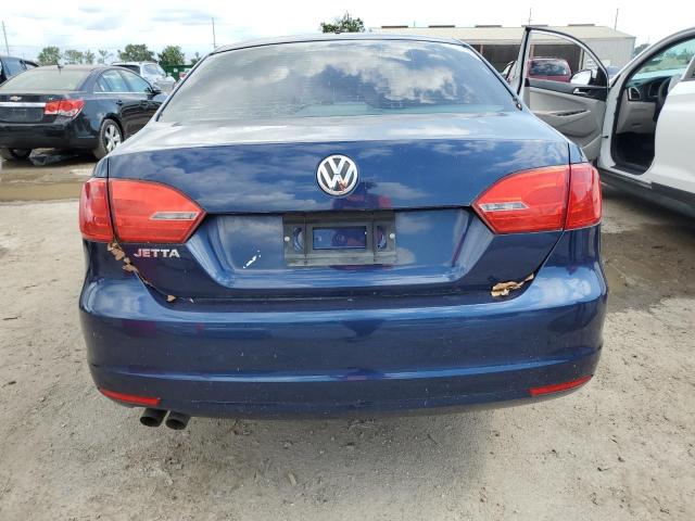 3VW2K7AJ9EM303900 - 2014 VOLKSWAGEN JETTA BASE 蓝色 照片 6