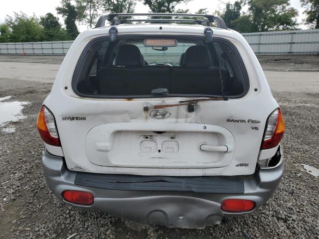 KM8SC73D83U475881 - 2003 HYUNDAI SANTA FE GLS WHITE photo 6