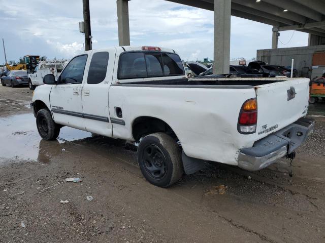 5TBRT34161S130052 - 2001 TOYOTA TUNDRA ACCESS CAB WHITE photo 2