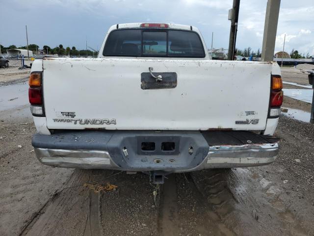 5TBRT34161S130052 - 2001 TOYOTA TUNDRA ACCESS CAB WHITE photo 6