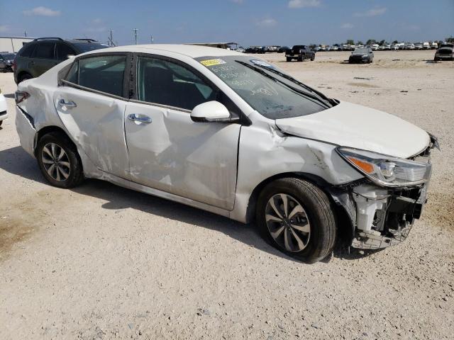 3KPA24AD7NE481273 - 2022 KIA RIO LX WHITE photo 4