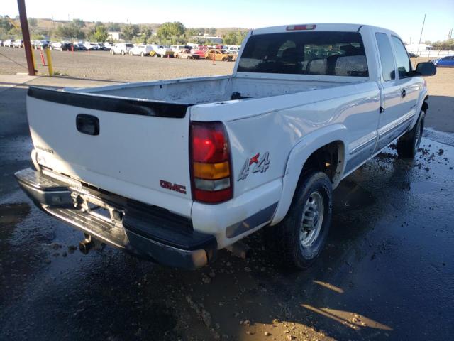 1GTHK29U51E304024 - 2001 GMC SIERRA K2500 HEAVY DUTY WHITE photo 4