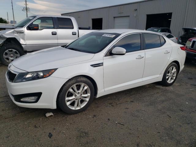 5XXGN4A73DG153995 - 2013 KIA OPTIMA EX WHITE photo 1