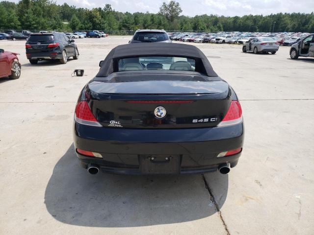 WBAEK73464B320924 - 2004 BMW 645 CI AUTOMATIC BLACK photo 6