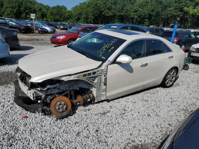 1G6AJ5SXXD0141174 - 2013 CADILLAC ATS PERFORMANCE WHITE photo 1