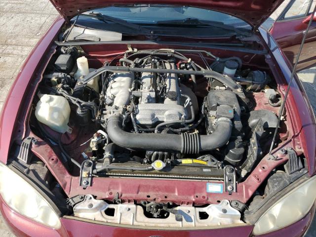 JM1NB353030302655 - 2003 MAZDA MX-5 MIATA BASE MAROON photo 11