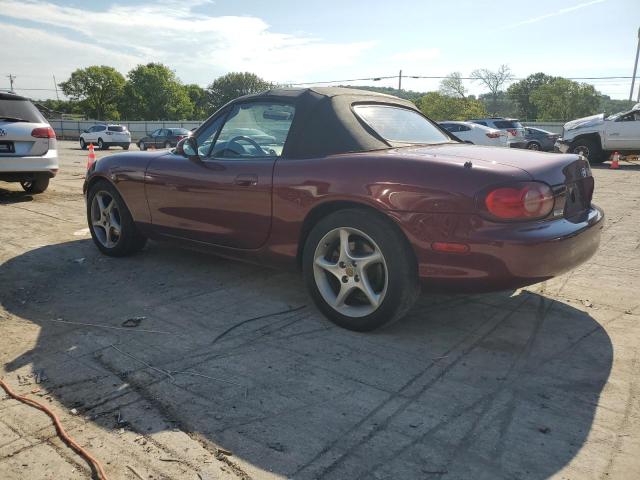 JM1NB353030302655 - 2003 MAZDA MX-5 MIATA BASE MAROON photo 2