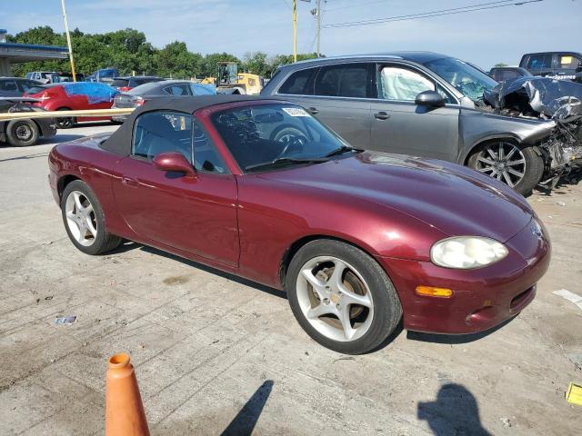 JM1NB353030302655 - 2003 MAZDA MX-5 MIATA BASE MAROON photo 4