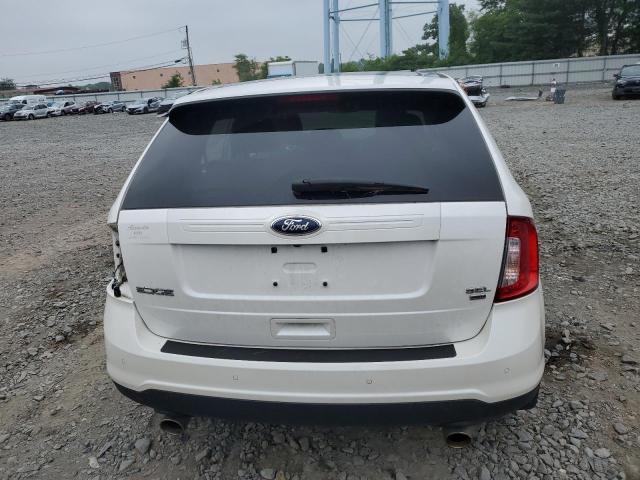 2FMDK4JC4DBC64172 - 2013 FORD EDGE SEL WHITE photo 6