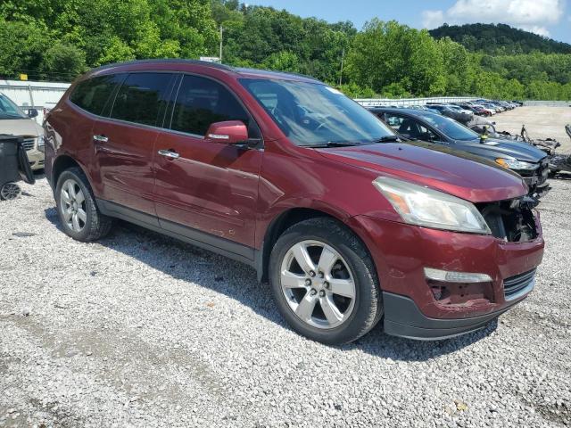 1GNKRGKD1HJ291354 - 2017 CHEVROLET TRAVERSE LT 勃艮第红 照片 4