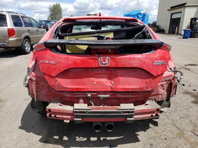 SHHFK7H95HU412636 - 2017 HONDA CIVIC SPORT TOURING RED photo 6
