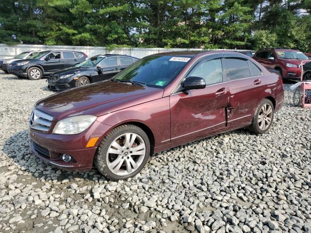 WDDGF81X49R076908 - 2009 MERCEDES-BENZ C300 300 4MATIC BURGUNDY photo 1