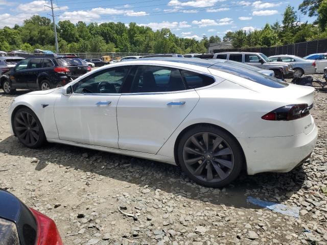 5YJSA1E21GF175469 - 2016 TESLA MODEL S WHITE photo 2