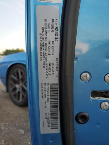 2C3CDZFJ1KH508695 - 2019 DODGE CHALLENGER R/T SCAT PACK BLUE photo 12