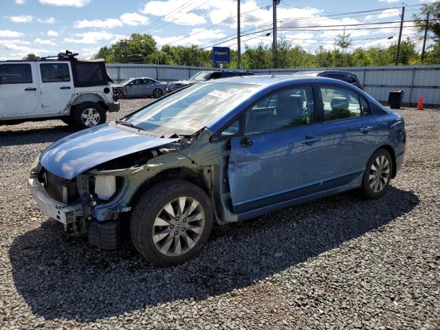 2HGFA169X9H356422 - 2009 HONDA CIVIC EXL ლურჯი ფოტო 1