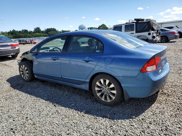 2HGFA169X9H356422 - 2009 HONDA CIVIC EXL BLUE photo 2