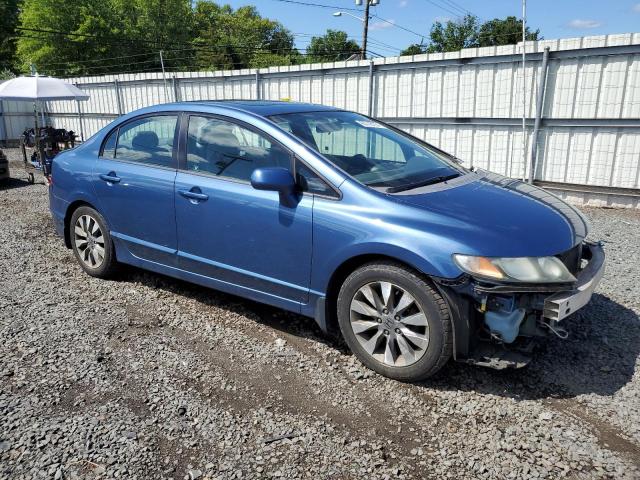 2HGFA169X9H356422 - 2009 HONDA CIVIC EXL ლურჯი ფოტო 4