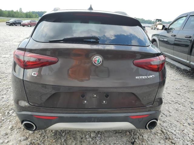 ZASFAKNN3J7C28744 - 2018 ALFA ROMEO STELVIO TI SPORT BROWN photo 6