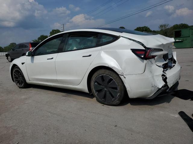 5YJ3E1EB1SF911604 - 2025 TESLA MODEL 3 白色 照片 2