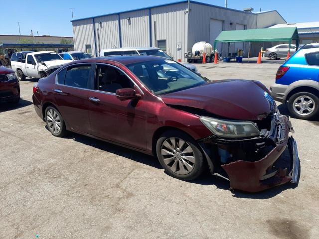 1HGCR2F7XFA059564 - 2015 HONDA ACCORD EX RED photo 4