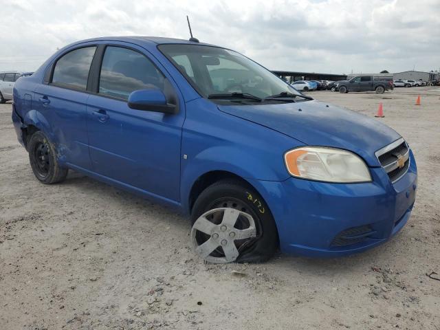 KL1TD56E79B357976 - 2009 CHEVROLET AVEO LS BLUE photo 4