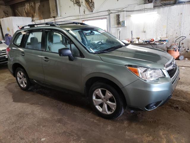 JF2SJABC0FH836289 - 2015 SUBARU FORESTER 2.5I GREEN photo 4