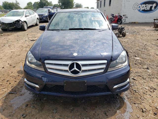 WDDGF8BB9CA708262 - 2012 MERCEDES-BENZ C 300 4MATIC BLUE photo 5