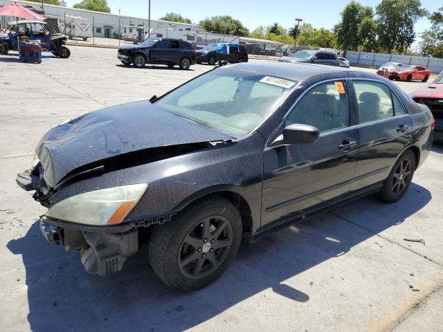 1HGCM66594A030817 - 2004 HONDA ACCORD EX BLACK photo 1