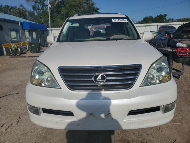 JTJBT20X160119111 - 2006 LEXUS GX 470 WHITE photo 5