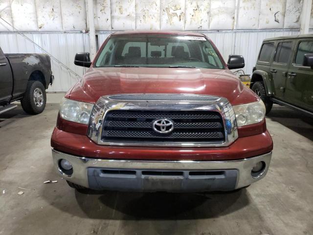 5TFRV54178X046498 - 2008 TOYOTA TUNDRA DOUBLE CAB BURGUNDY photo 5