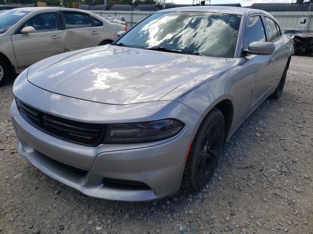 2C3CDXBG3JH186641 - 2018 DODGE CHARGER SXT GRAY photo 2