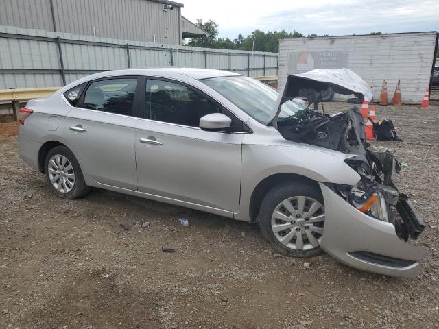 3N1AB7AP8DL673147 - 2013 NISSAN SENTRA S SILVER photo 4