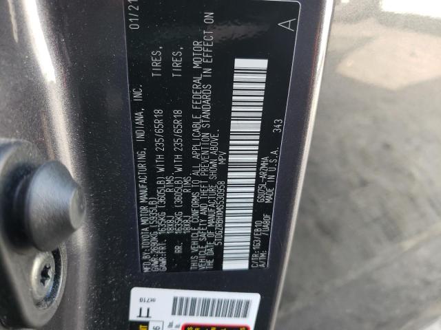 5TDGZRBHXMS530958 - 2021 TOYOTA HIGHLANDER XLE Boz foto 13