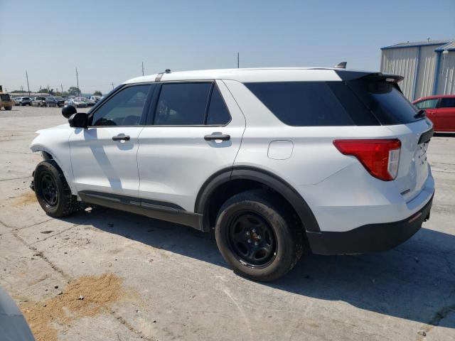 1FM5K8AB6MGC41505 - 2021 FORD EXPLORER POLICE INTERCEPTOR WHITE photo 2