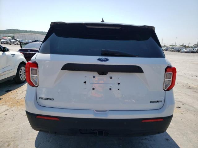 1FM5K8AB6MGC41505 - 2021 FORD EXPLORER POLICE INTERCEPTOR WHITE photo 6